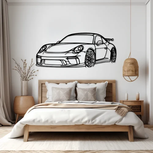 porsche-911-gt3-czarny-w-sypialni