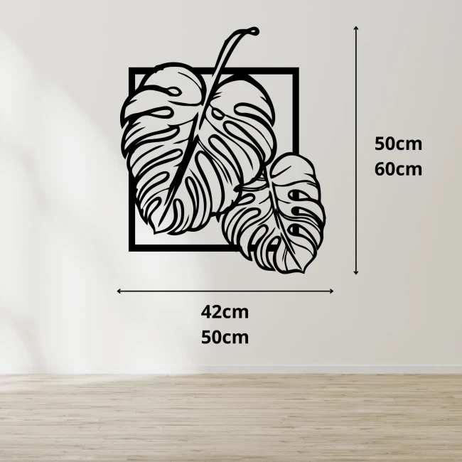 monstera-kwadratowa-drewniany-obraz-wymiary-czarny