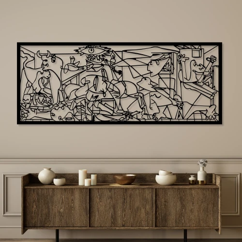 guernica-drewniany-azurowy-obraz-czarny-salon