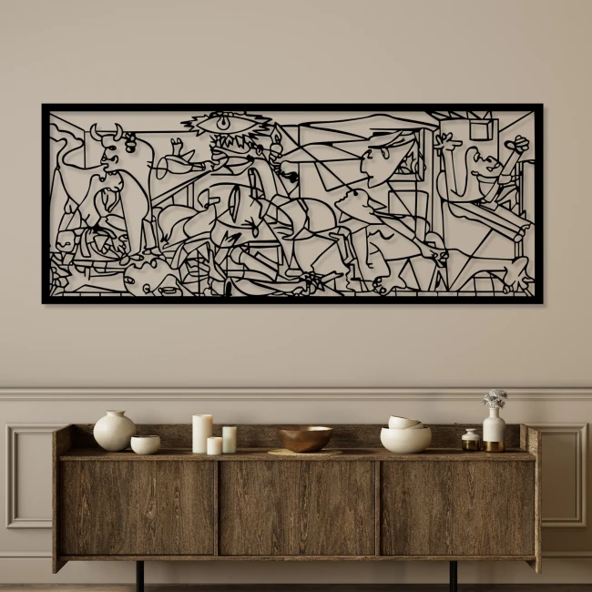 guernica-drewniany-azurowy-obraz-czarny-salon