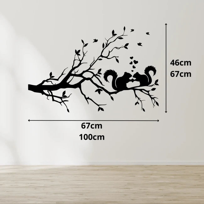 Detal ażurowego obrazu wiewiórki na gałęzi laserowe cięcie