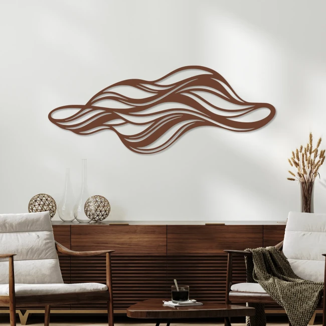 plynna-linia-drewniany-obraz-3d-brazowy-salon