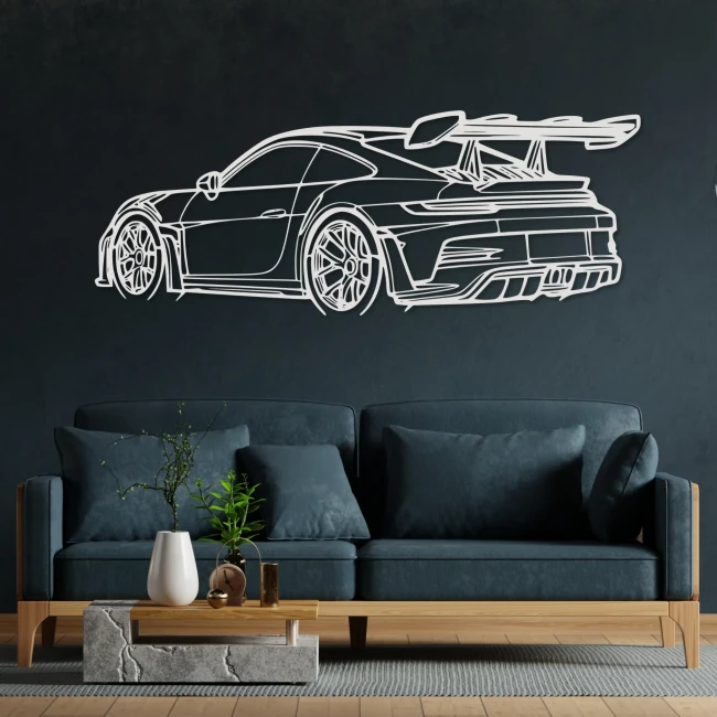 porsche-911-obraz-bialy-aranzacja-sofa