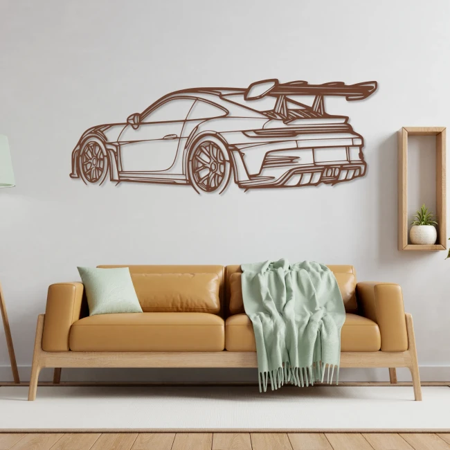 porsche-911-obraz-brazowy-aranzacja-salon